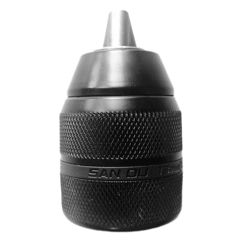 JAERBEE San Ou 1/2-20UNF Metal Drill Chuck Quick Change Adapter 2-13mm Large Hole Threaded Electric Drill Hand Tight Chuck