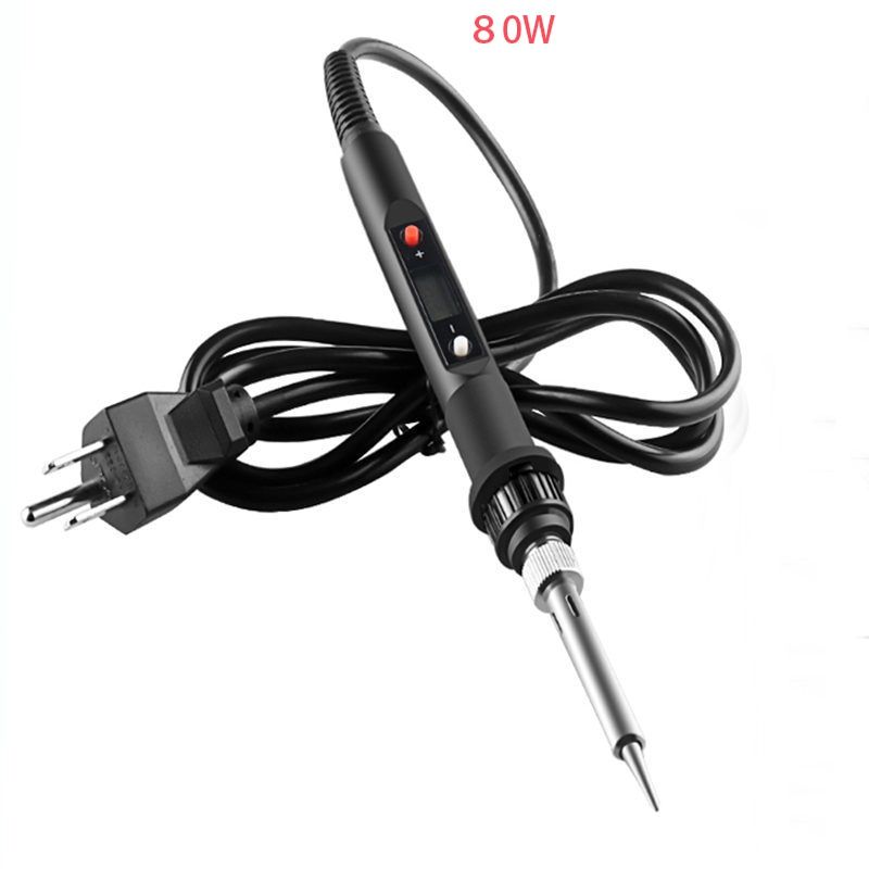 60W/80W LCD soldering iron 110V/220V adjustable Temperature Welding Solder Repair tool Ceramic heat soldering iron Tips kits