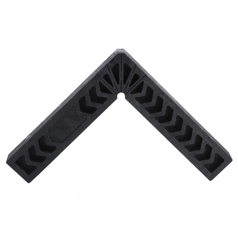 Black Right Angle Locator Retainer L‑Shaped High Hardness Plastic Woodworking GP
