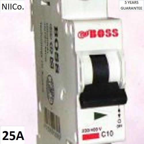 Circuit Breaker Wener B MCB-Single Pole 25A