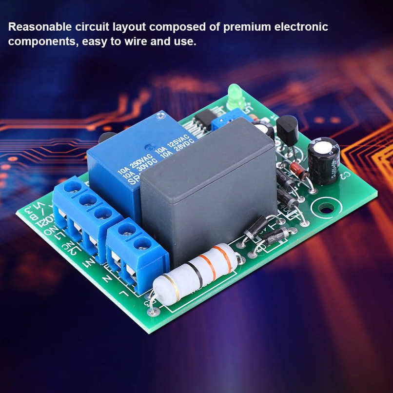 Delay On Relay Module 220V Power Timer Switch for Electric Appliance Protection