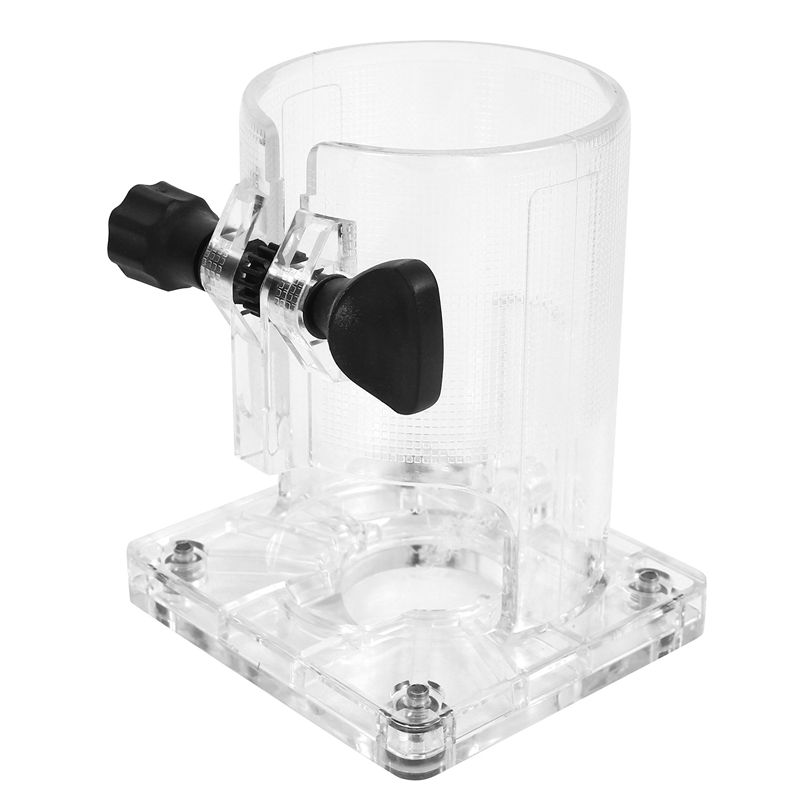 Woodworking Trimmer Accessories Hard Plastic Base Shield With 2 Knobs For Makita 3703 Electric Trimming Machine Saw Dongcheng Trimming