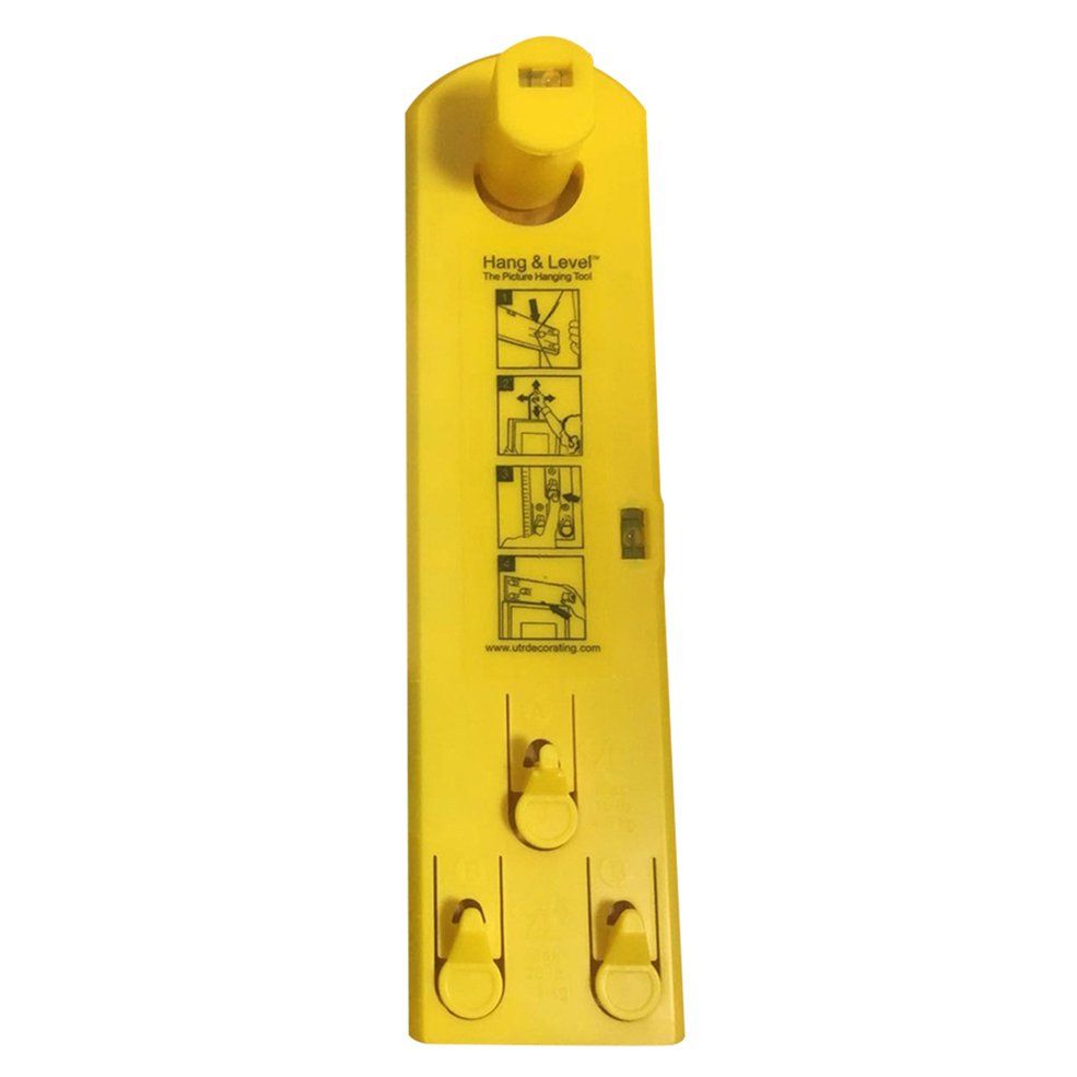 Album Balance Ruler Mount Photo Frame Level With Position Determination Nail Yellow