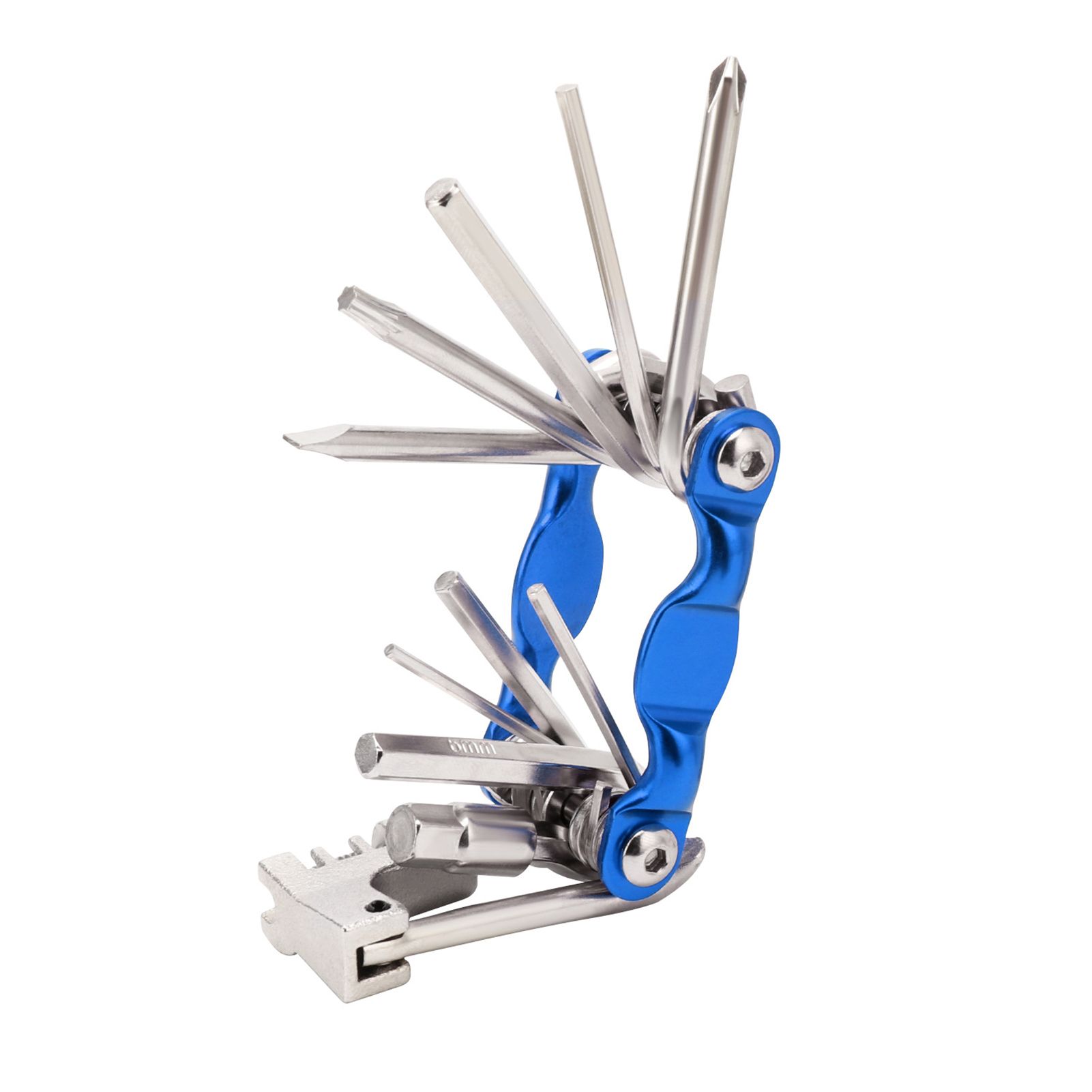 Multifunctional Bike Tool Folding Design Eleven Functions Screwdriver Combination Tool