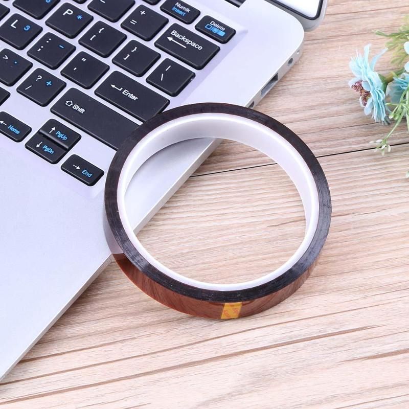 Kapton Tape Thermal Insulation Polyimide Adhesive Insulating Fita Kapton Tape 3 4 6 8 10 12 15 30 50mm High Tools Temperature