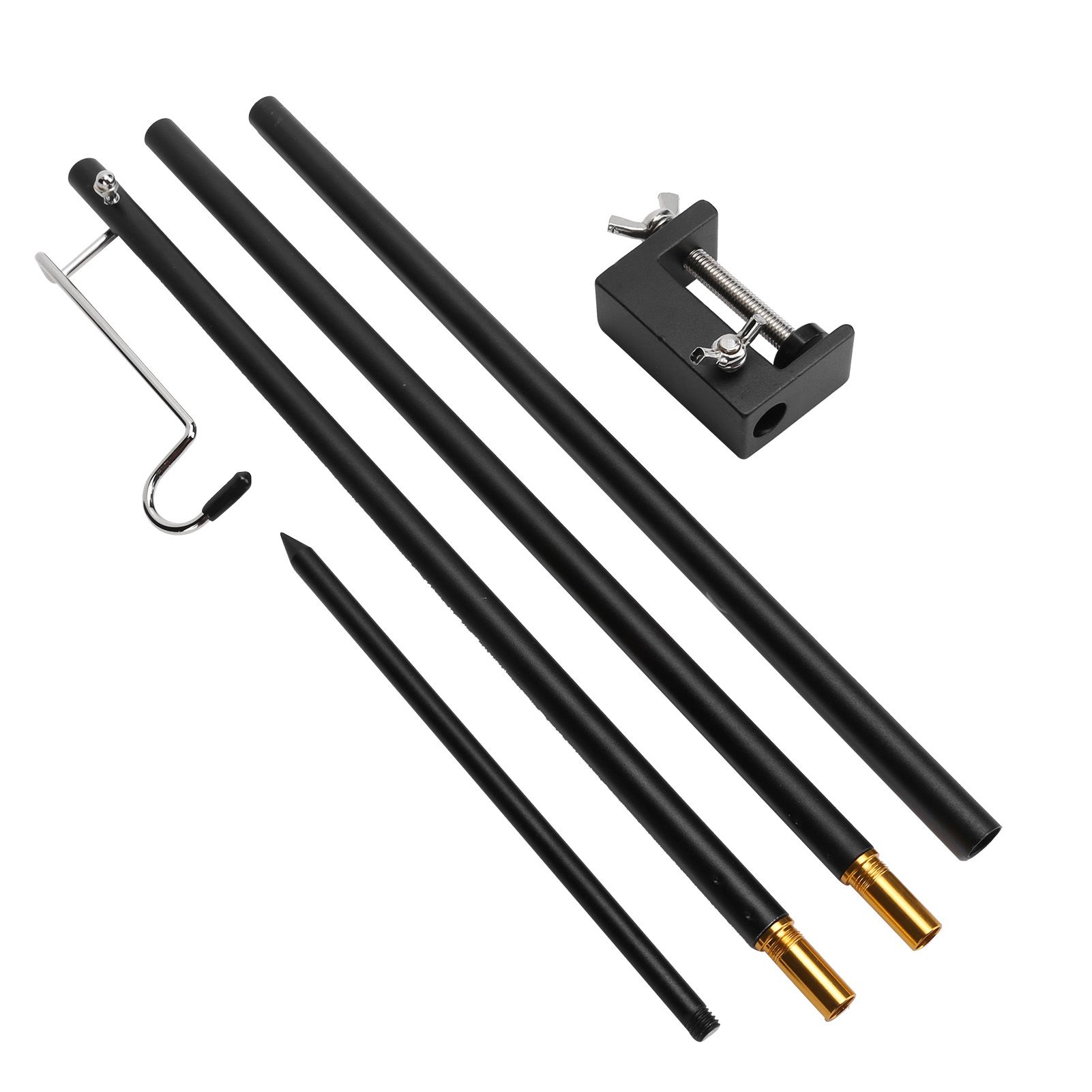 Folding Lantern Pole Table Light Post Aluminium Portable BBQ Camping RH