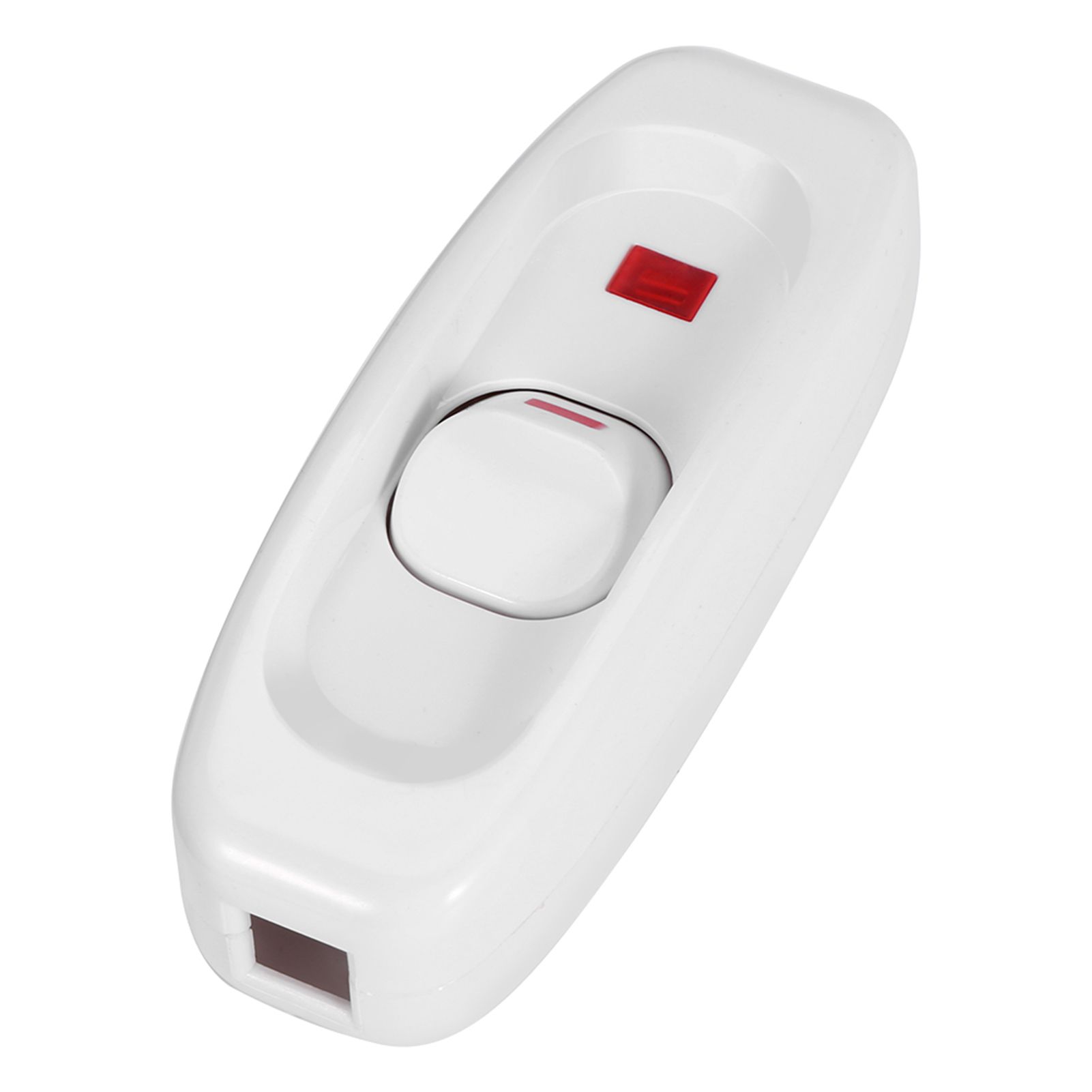250V 10A Inline ON/OFF Table Lamp Cord Cable Switch With LED Indicator Lights