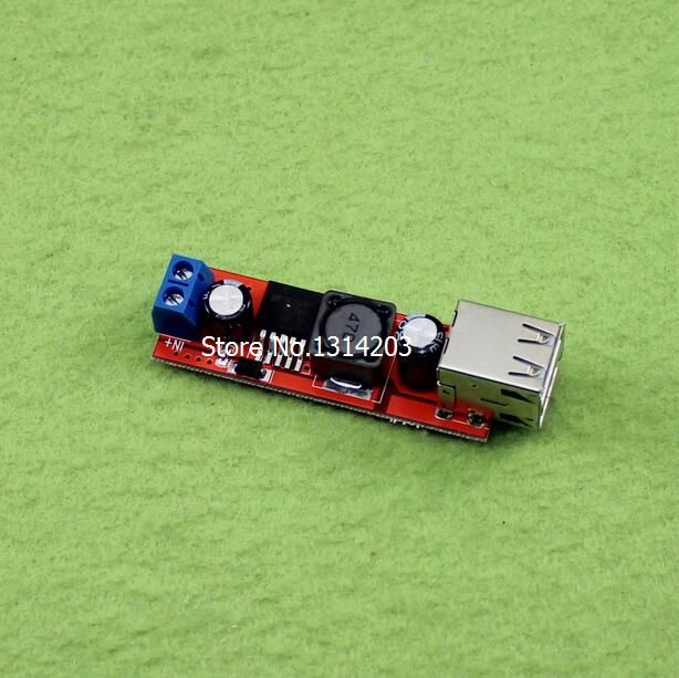 Dual USB Output 9V/12V/24V/36V Turn 5V DC-DC Car Charging 3A step-down Regulator Module