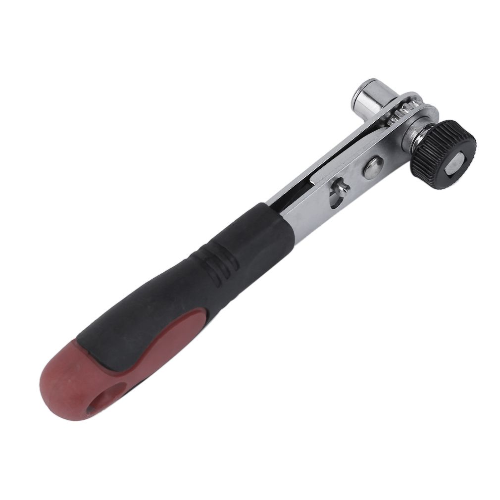 Mini Rapid Ratchet Wrench 1/4" Screwdriver Rod Quick Socket Wrench Tools Red & Black
