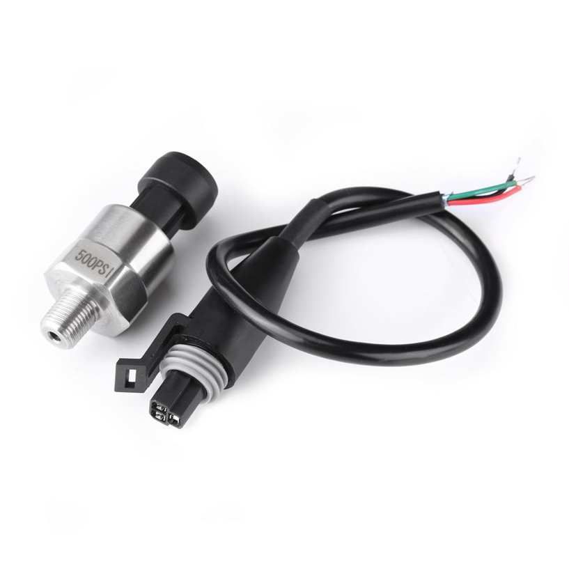 Pressure Sender 1pc 1/8NPT Thread Stainless Steel Transducer Sensor for Oil Fuel Air Water