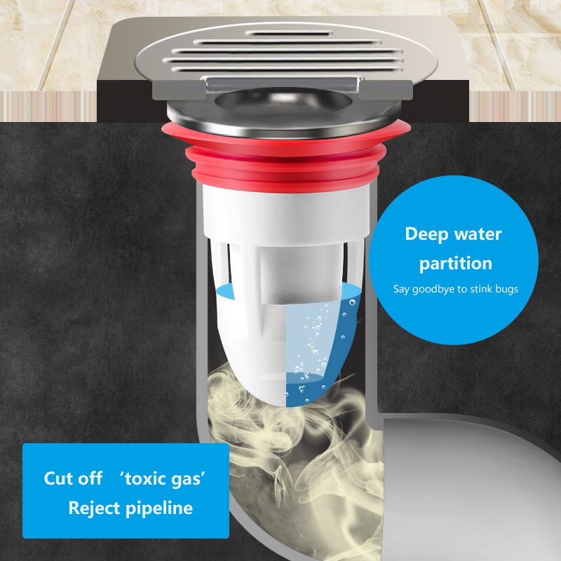 Toilet Deodorant Floor Drain Core Bathroom Inner Core Sewer Pest Control Silicone Anti-odor Artifact brand new and good quality