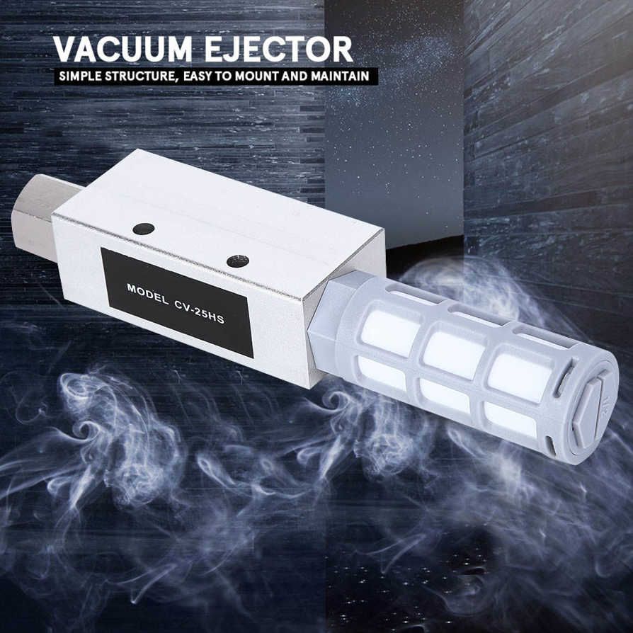 CV-25HS Vacuum Generator Pneumatic Air Exhaust Ejector with Silencer