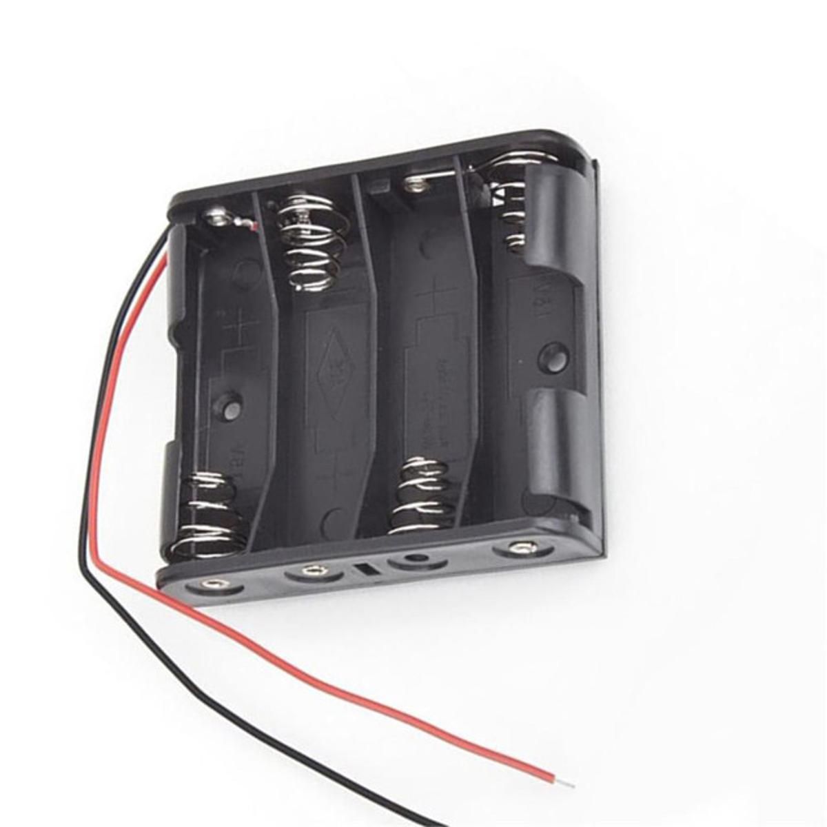 Plastic Battery Storage Case Box Holder 4 X AA