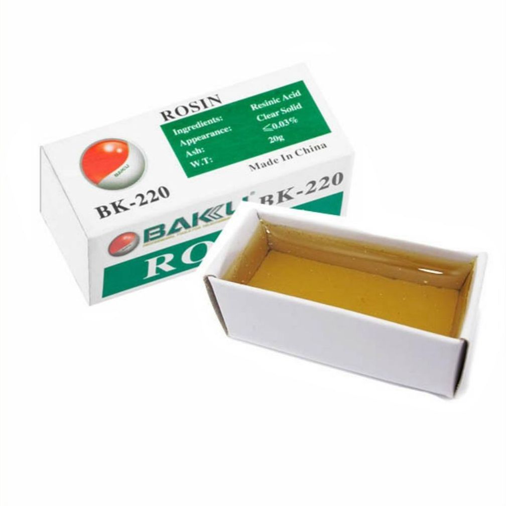Baku BK-220 Carton Rosin for Electric Soldering iron Soft Solder Welding Lead-Free Lead Solder Scale Powder Natural Resin