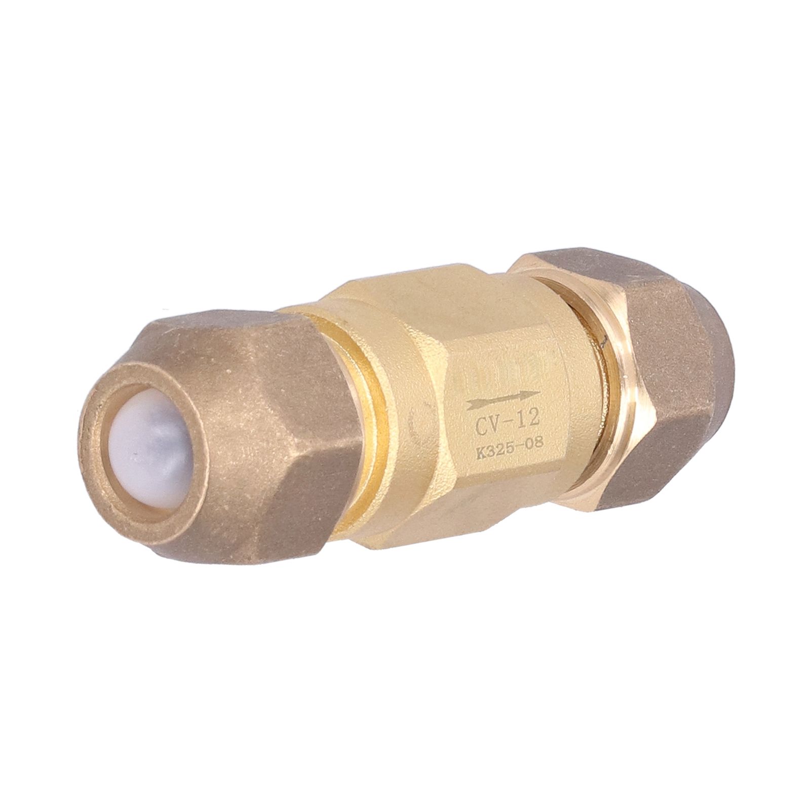 Chenmeng La Check Valve Brass Non Return 1 Way 1/2in Threaded Pneumatic Air Compressor Accessories