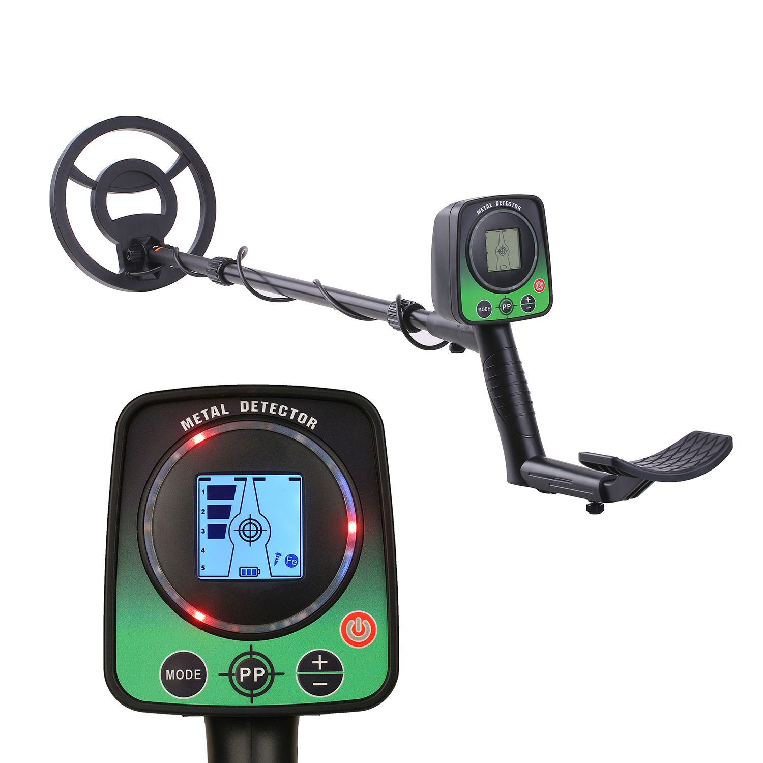 G-old Me-tal Detector MD-5031 Me-tal Finder for Underground Treasure Me-tal Detection G-old Finder with Pinpoint Sensitivity Adjustable