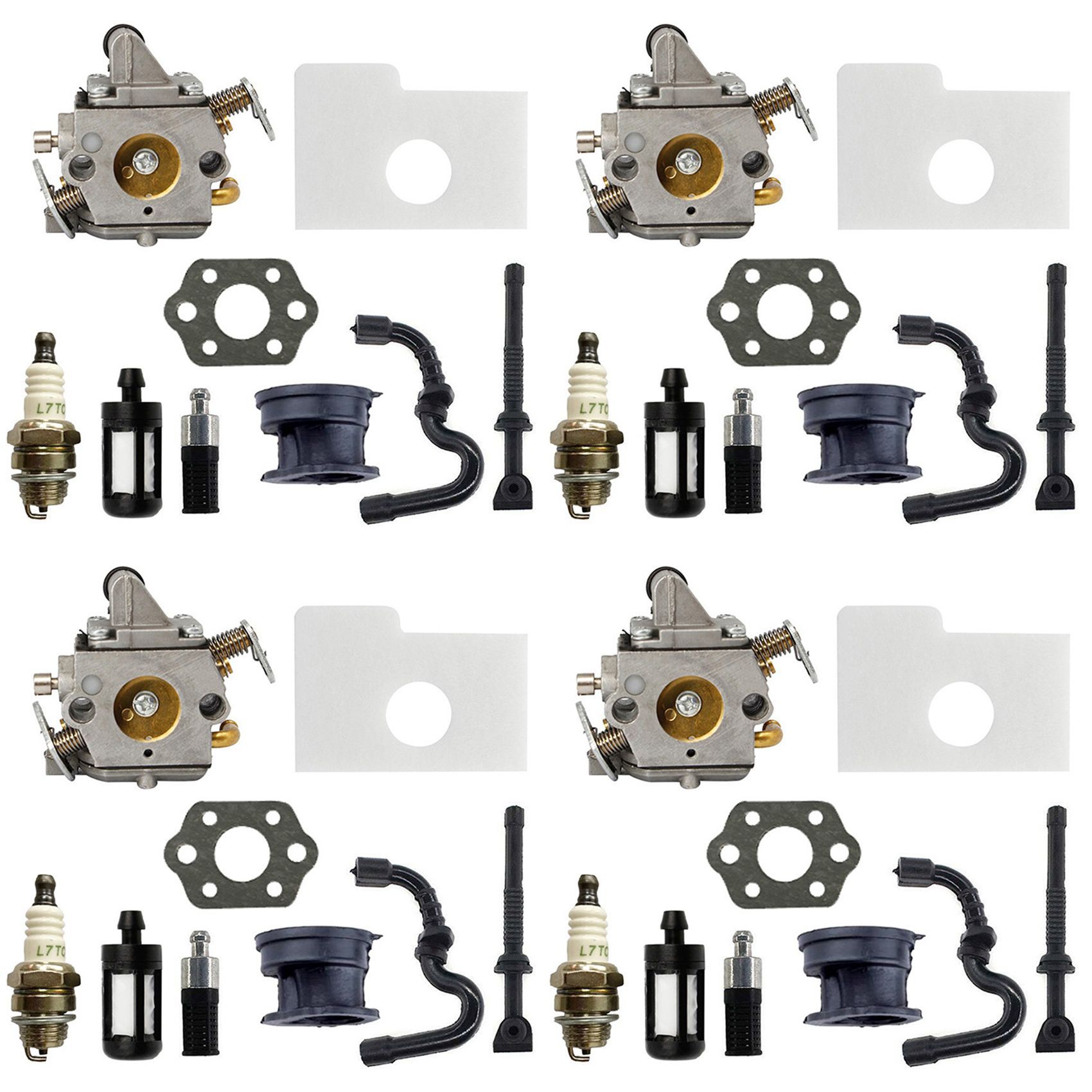 4X Carburetor Kit for Zama C1Q-S57 Fit Stihl 017 018 MS170 MS180 Chainsaw Engine Parts 11301200603