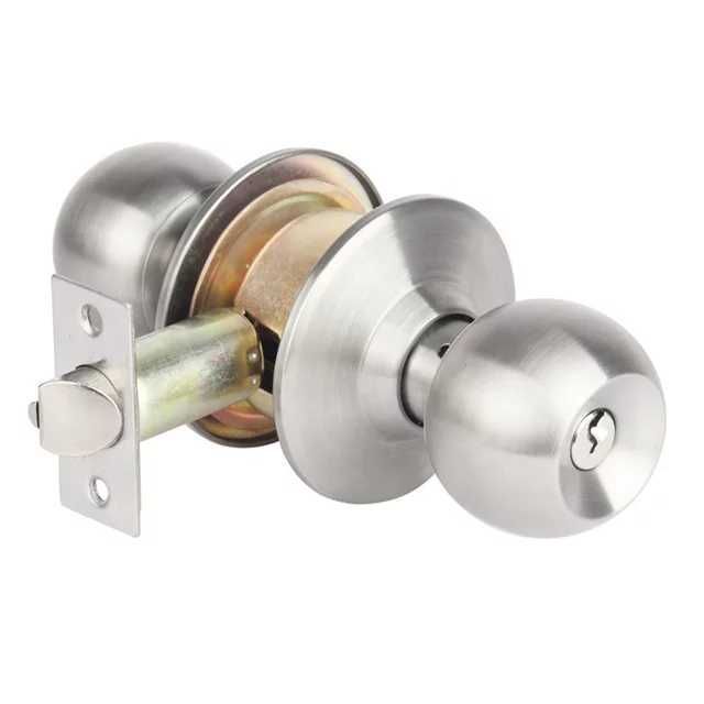 Round/Mortise DOOR LOCK Stainless Steel Lock