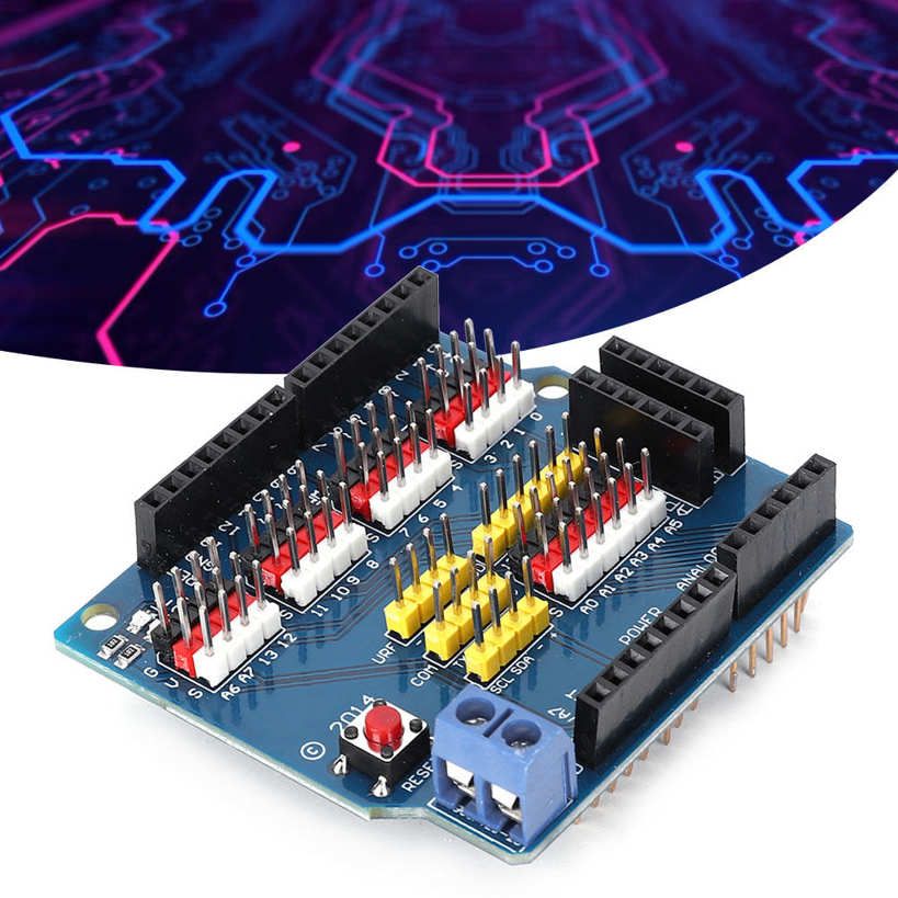 Accessories for Electronic Brick Sensor Expansion Board Components with Onboard LED Reset Button Fit R3