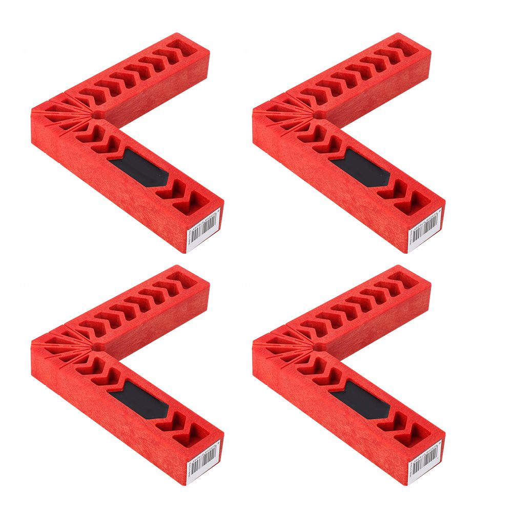 4Pcs/Set Carpenter L-Shape 90 Degree Right Angle Positioner Corner Clamp