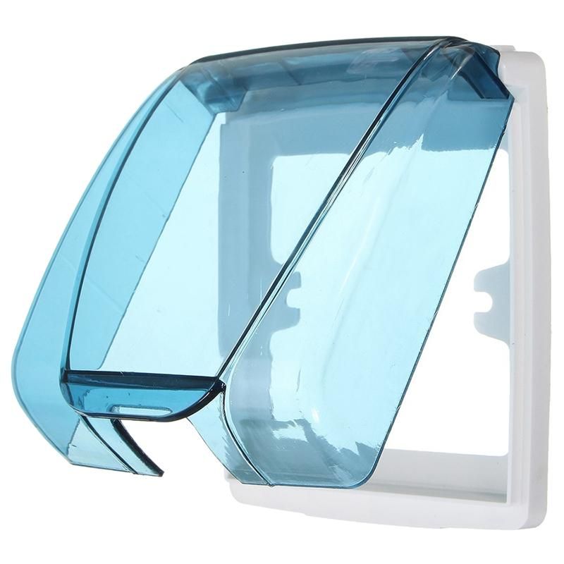 Universal Waterproof 86 Type Wall Socket Plate Panel Switch Box Cover Protector Blue