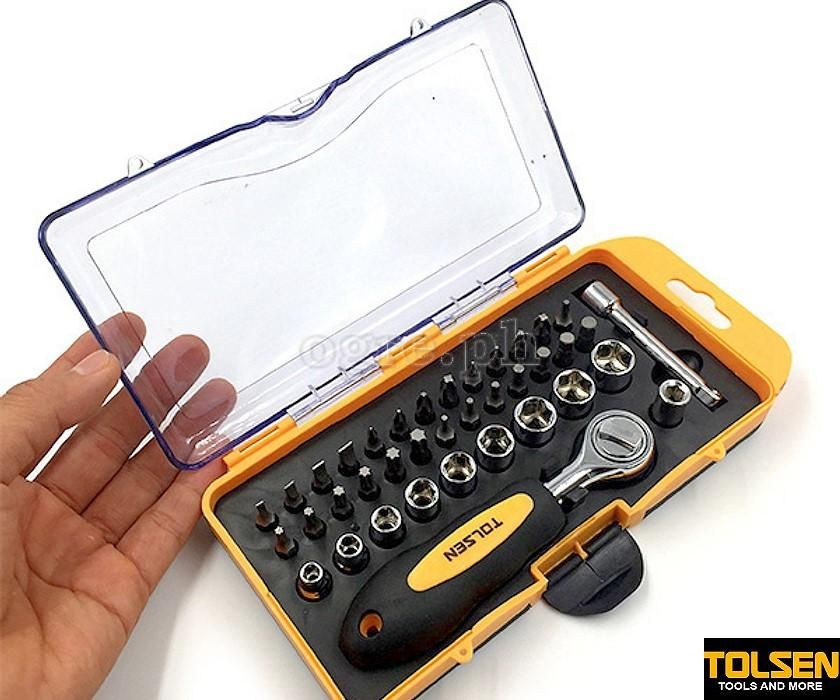 ( 38 PCS) BITS & SOCKET SET TOLSEN-20035