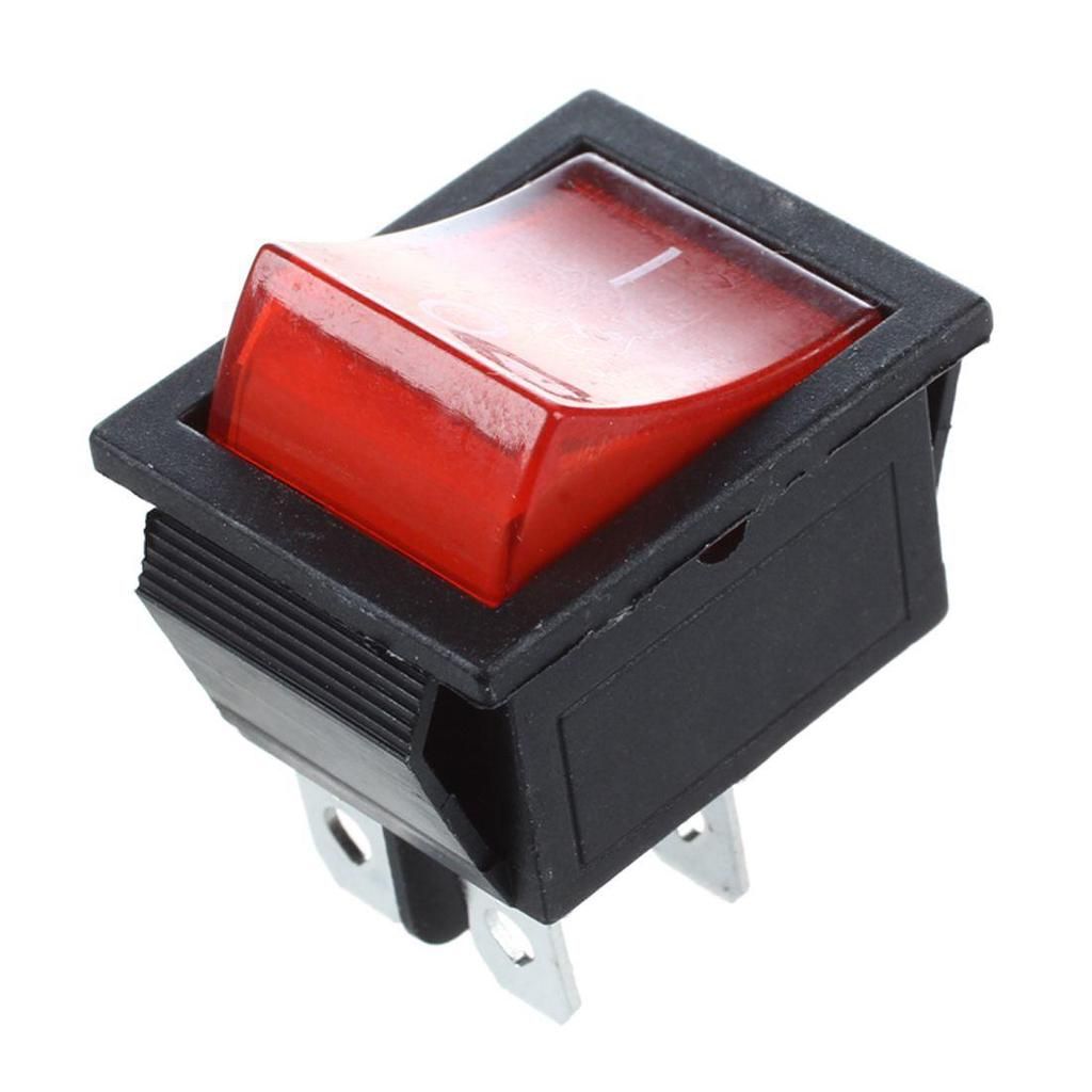 KCD4 DPST ON-OFF 4 Pin Rocker Boat Switch 15A/20A AC 250V/125V