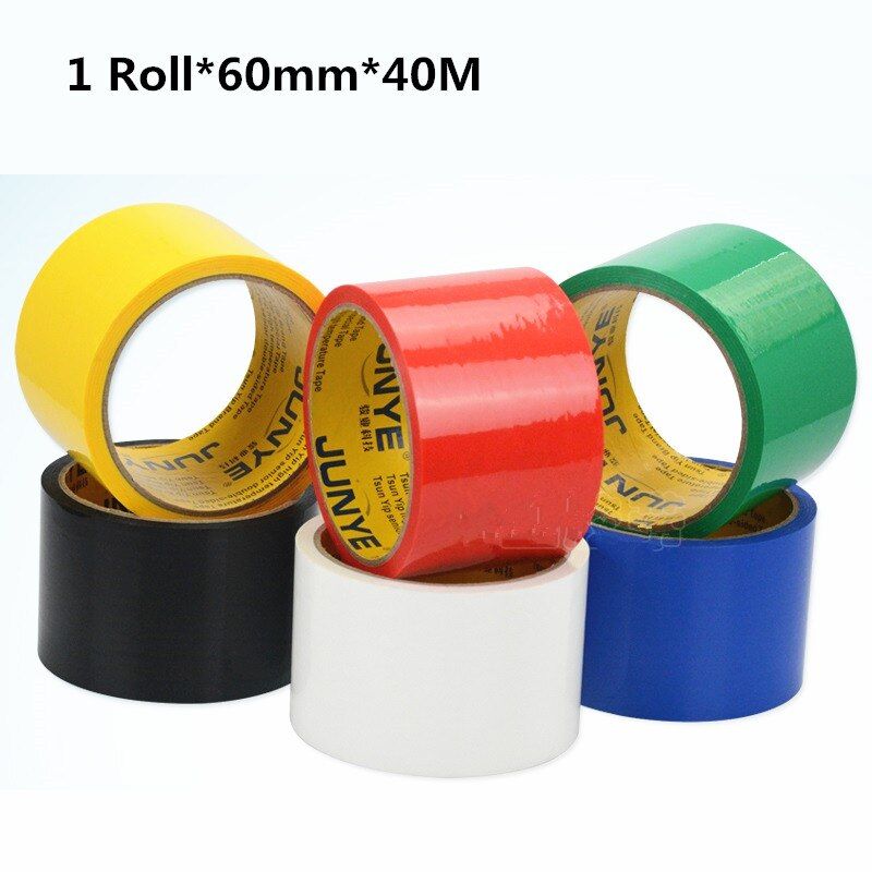 Color Packaging Adhesive Tape Roll 60mm*40M Suit For Box Carton Packing Package Home Office School