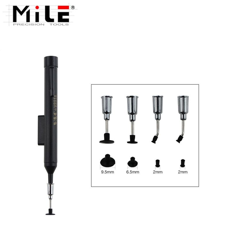 MILE Anti-satic IC SMD Sucker Pick Vacuum Sucker Pen for BGA SMD SMT Work Reballing Aids for Apple iPhone Samsung Sony
