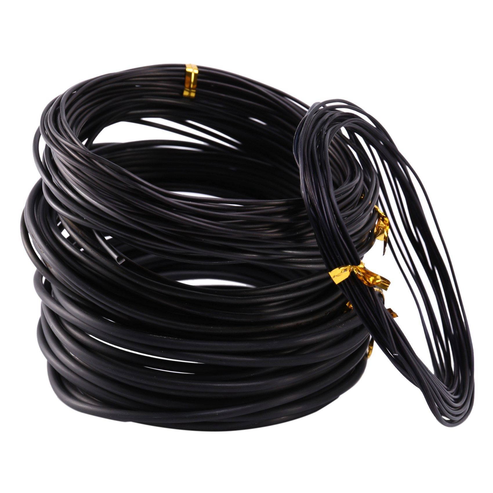 2X Anodized Aluminum Bonsai Training Wire 5-Size Starter Set-1.0mm,1.5mm,2.0mm,2.5mm,3.0mm(147 Feet Total)