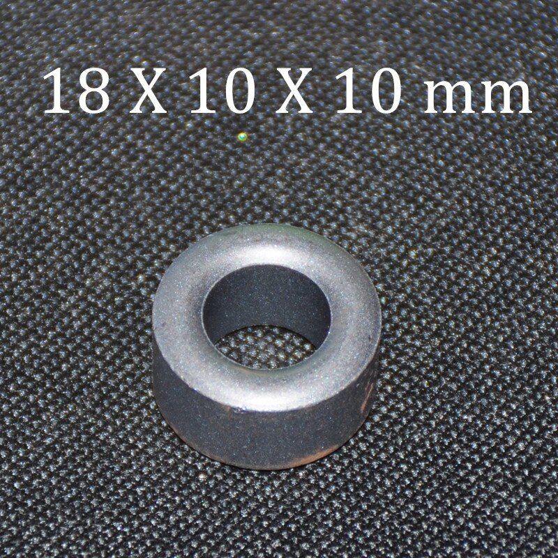 10pcs Ferrite Core EMI Filter 18X10X10 Ferrite Cores Ring Anti-Parasitic Toroide Toroidal Bead Coil Ferrites Ferrous Suppression