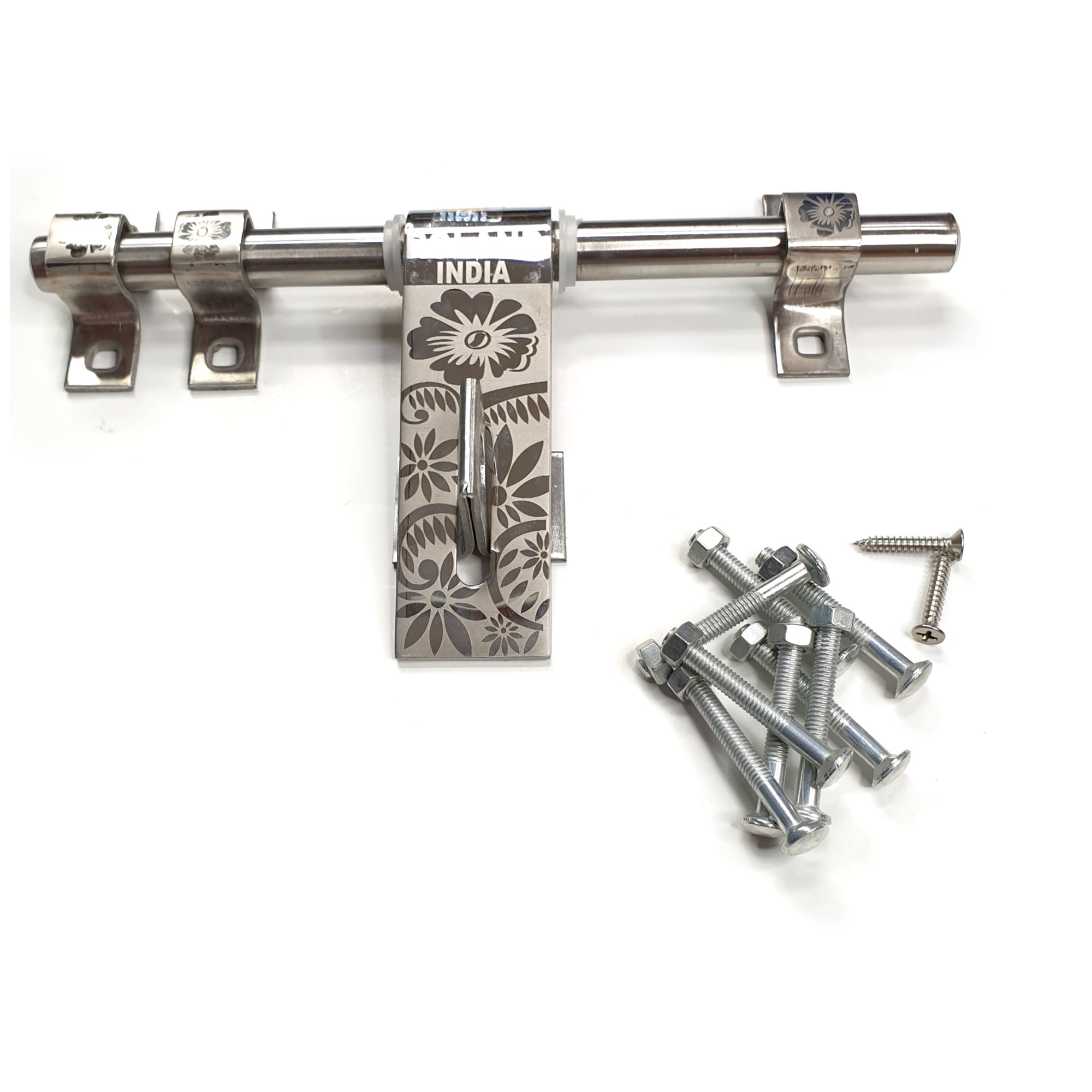 Stainless steel has bolt 10" Inch for top security
