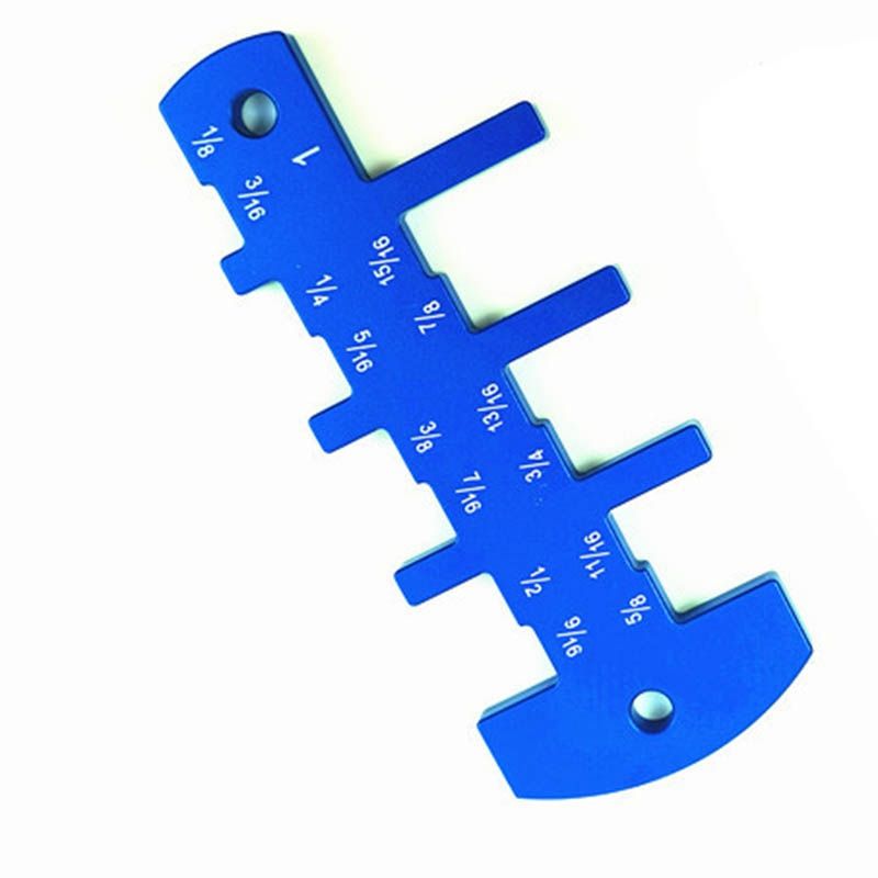 Cutter Head Height Ruler Measuring Gauge Tool for Table Saw Milling Machine Flip-Chip Engraving Woodworking
