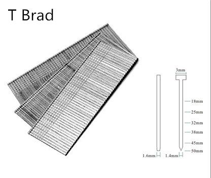 T 20 /3/4 Inch 2500 Pcs High-quality Nail Pin  Air Brad Nailer Wire Refill, Nail For Wood Work