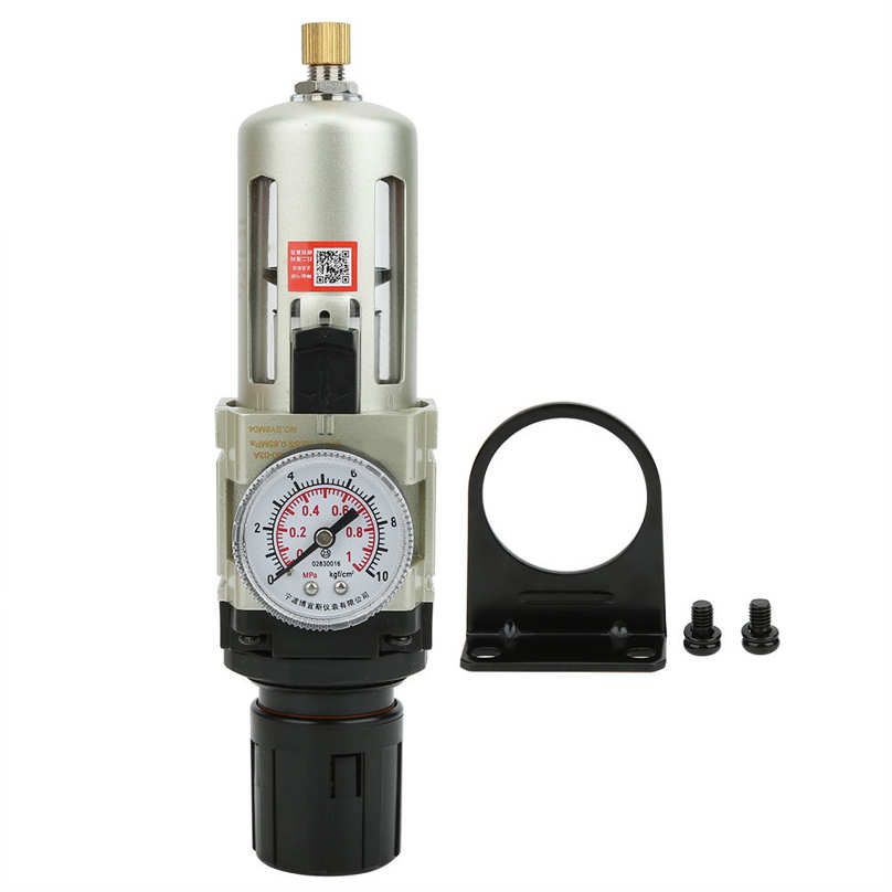 Oil‑Water Separator Air Compressor Filter Pressure Regulator Single Unit Iron Cup Cover