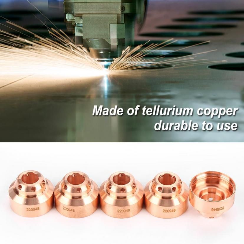 5Pcs/set Plasma Cuter Cutting Shield Cap Consumables Welding ools 220948 for MAX105