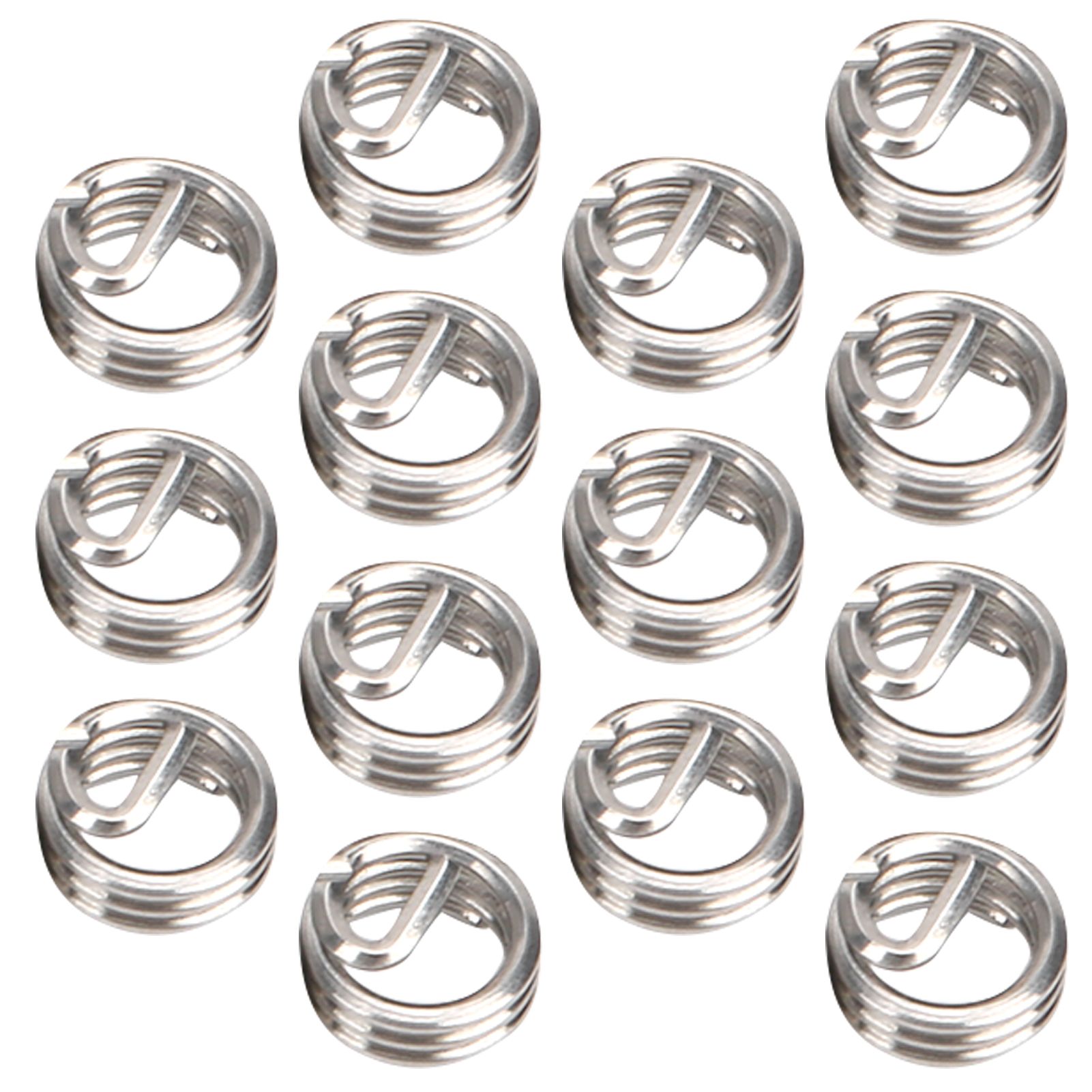 100 x Thread Inserts Stainless Steel Fastener M2.5x0.45 Reducing Nut New