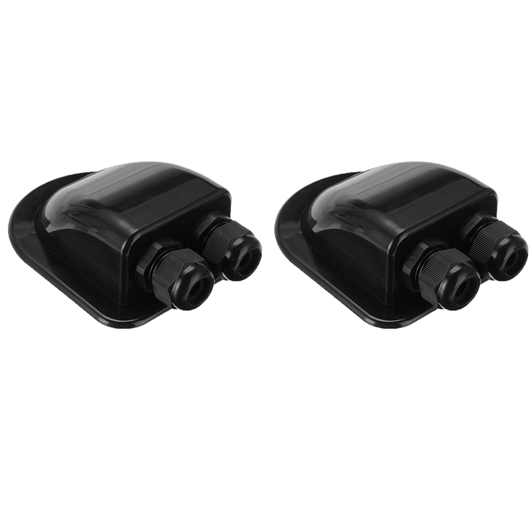 2X Roof Wire Entry Gland Box Solar Panel Cable Motorhome Caravan Boat-B