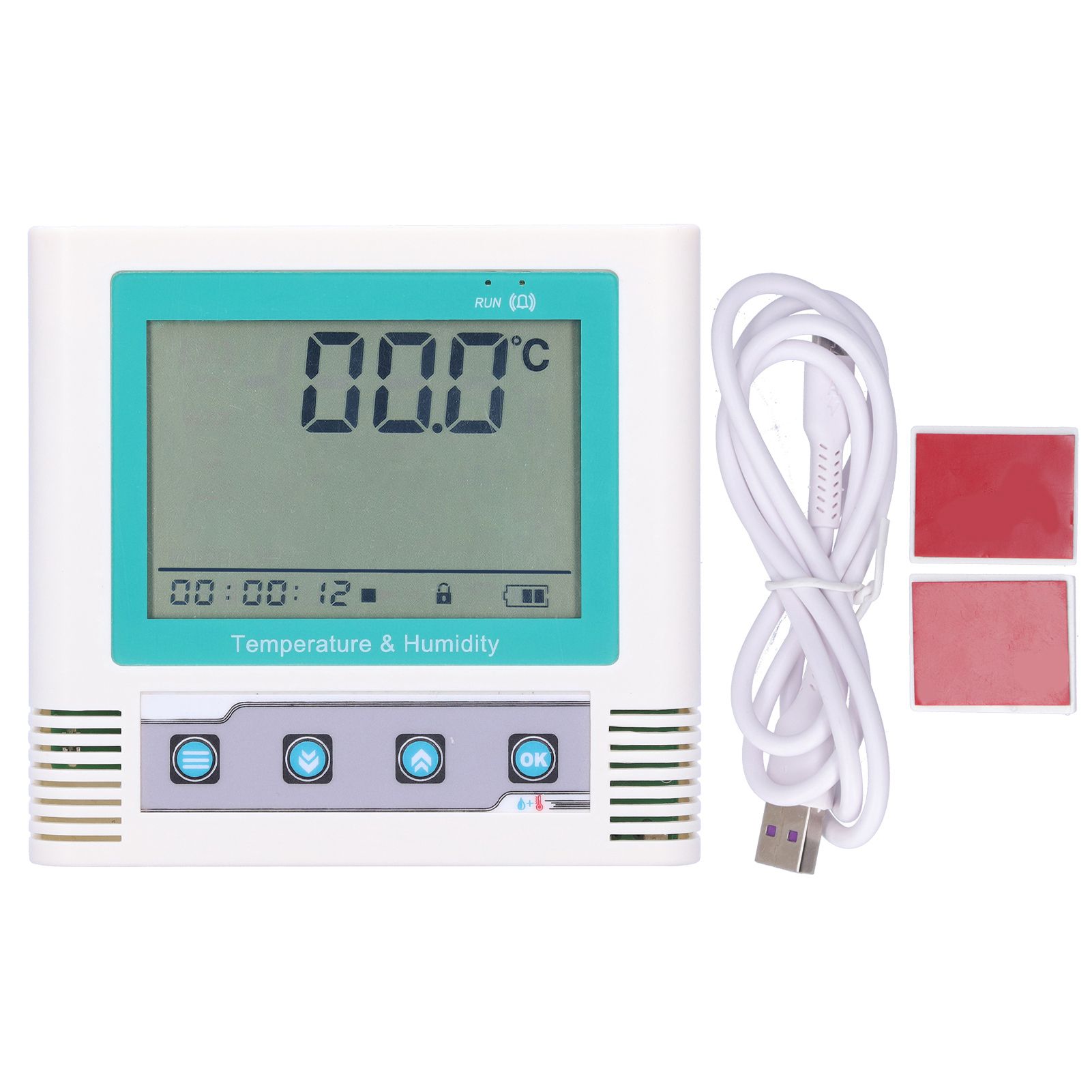 Temperature Data Logger USB Recorder Ordinary Accuracy with LCD Display -4℉-140℉