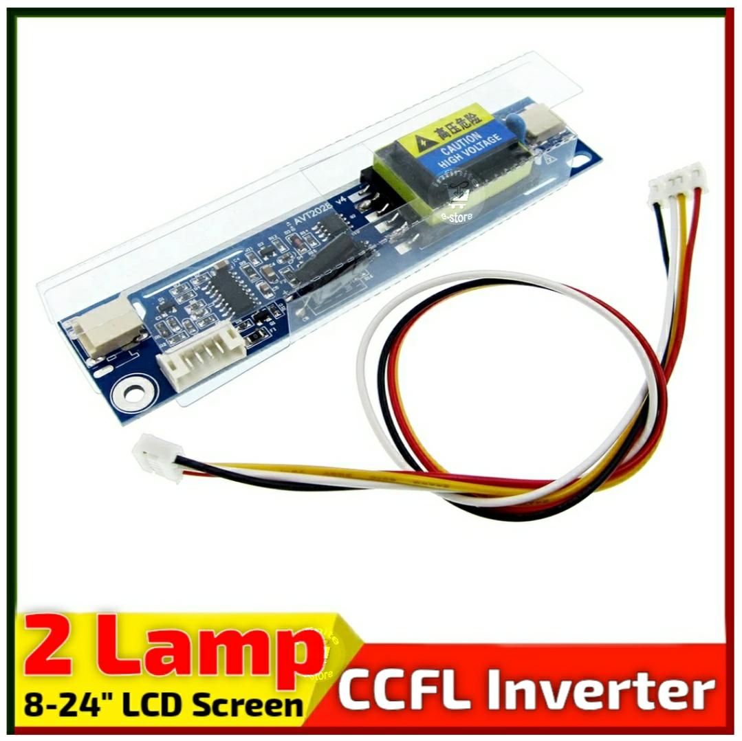 Universal CCFL Inverter LCD Laptop Monitor 2 Lamp 10-28V for 10-26'' Widescreen Backlight For Screen Module DC To AC Board