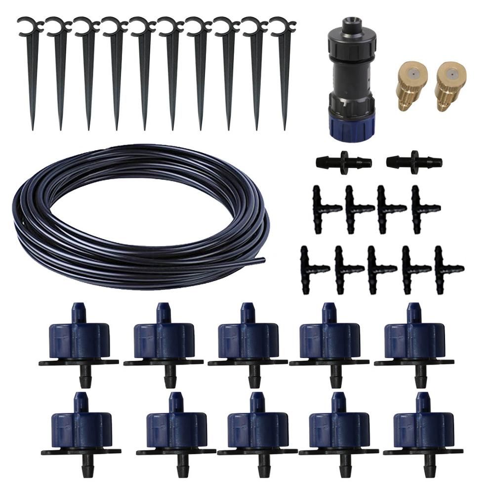 25m/ 30m Automatic Micro Drip Irrigation System Garden Irrigation Spray Self  Watering Kits with Adjustable Dripper #26301-1