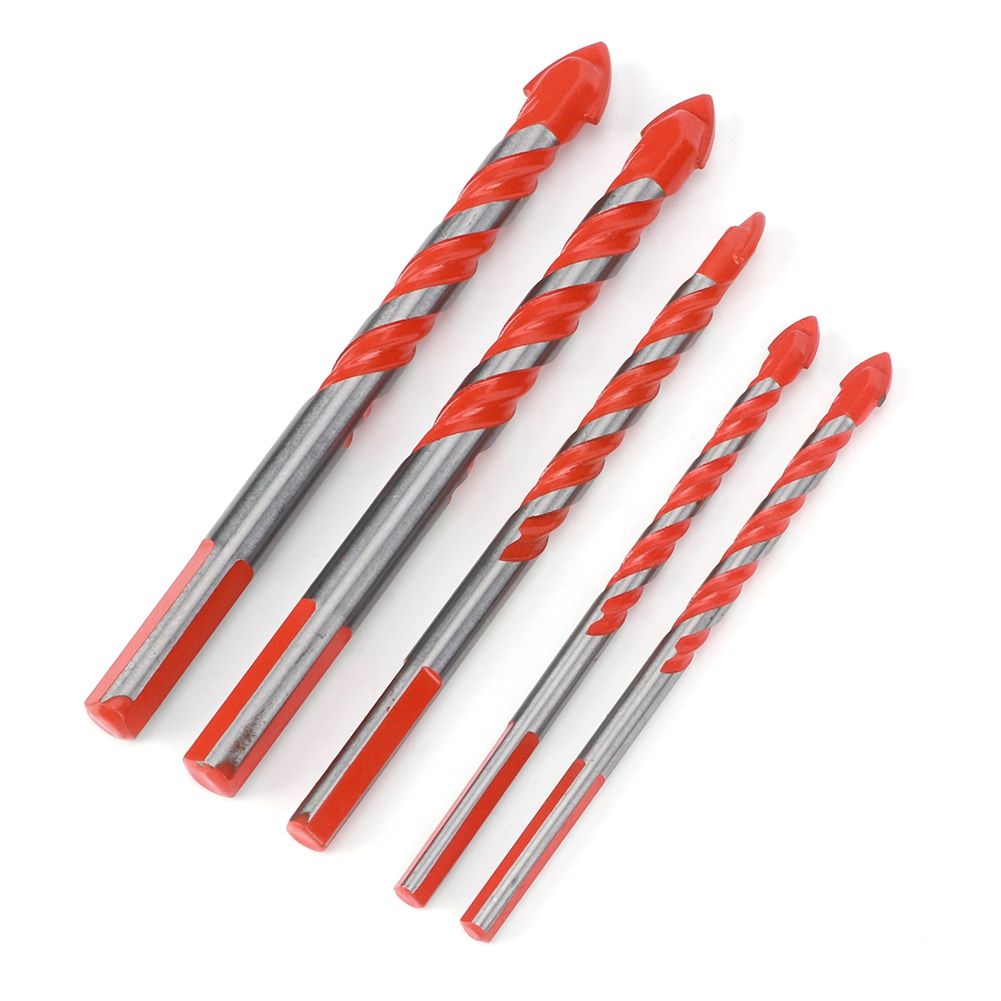 Center Drill 5 Pieces Ceramic Tile DIY Wall Drilling Tool