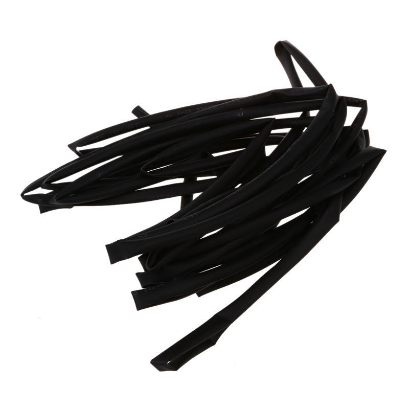 6 Feet - 2mm Heat Shrink Tube 2mm BLACK Heatshrink Tubing Shrinkable Wrap Wire Cables Sleeve Set Heat Shrink Φ2mm Wire DIY Cables Connector Repairs