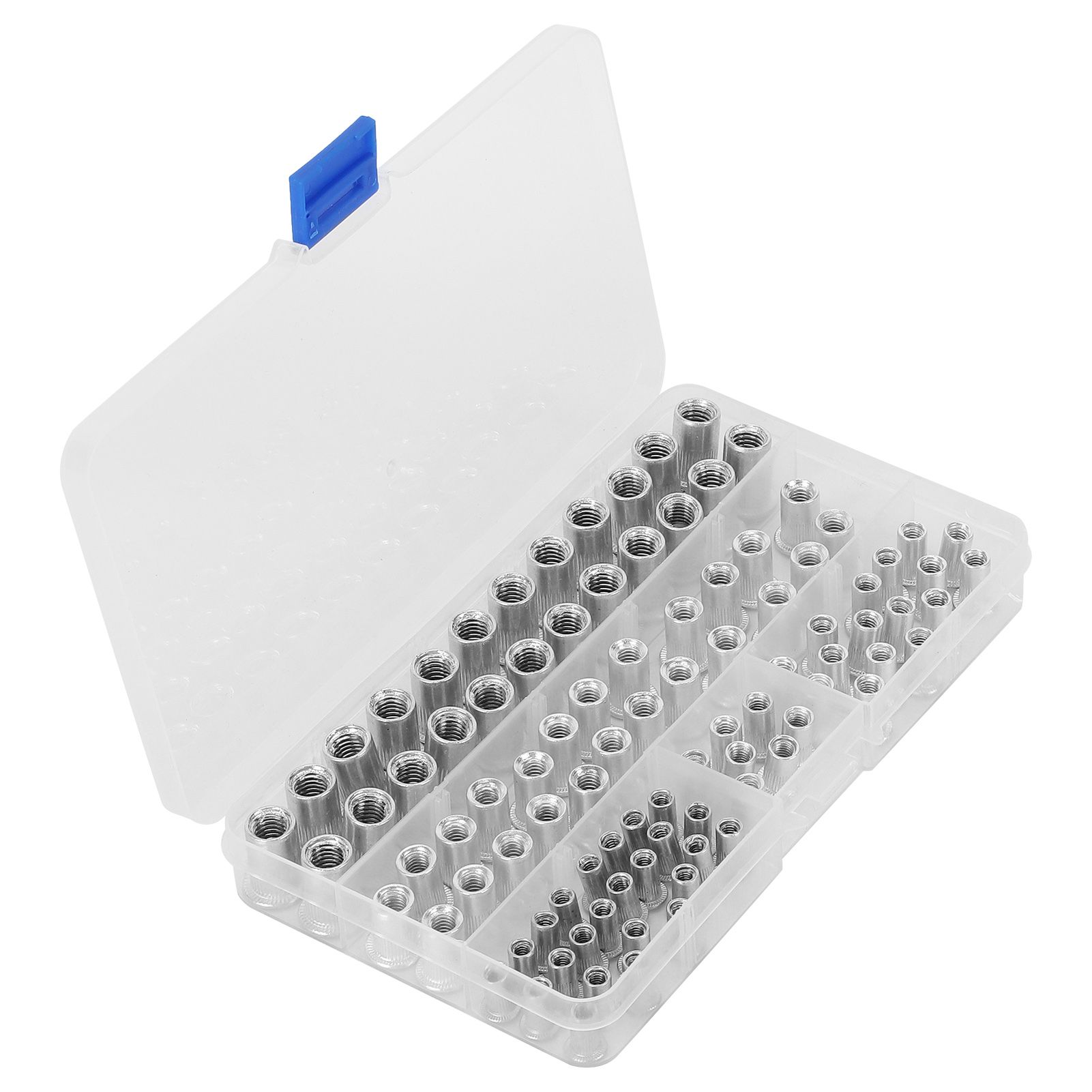 Threaded Rivet Nuts Compact Structure Durable Flat Head for Factory