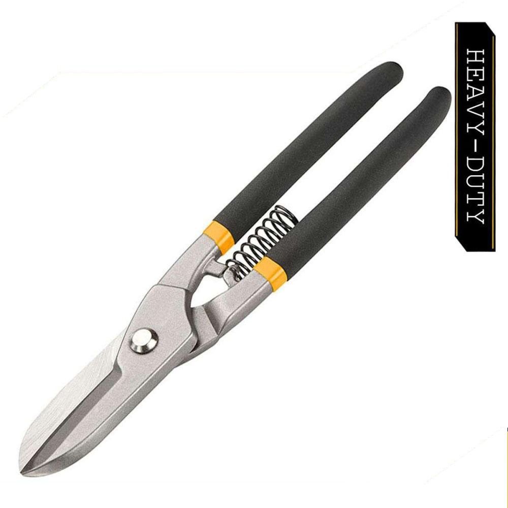 TOLSEN Professional Tinman's Snips (250mm, 10") Bi-Dipped Handle 30030