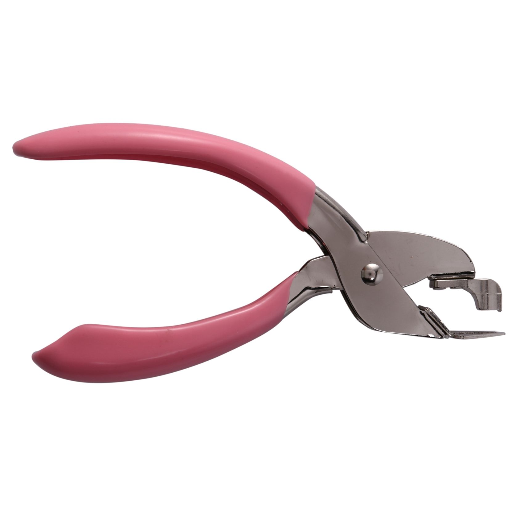 3X Handheld Staple Remover Lifter Opener Spring-Loaded Staple Puller for Office School Home Use (Pink)