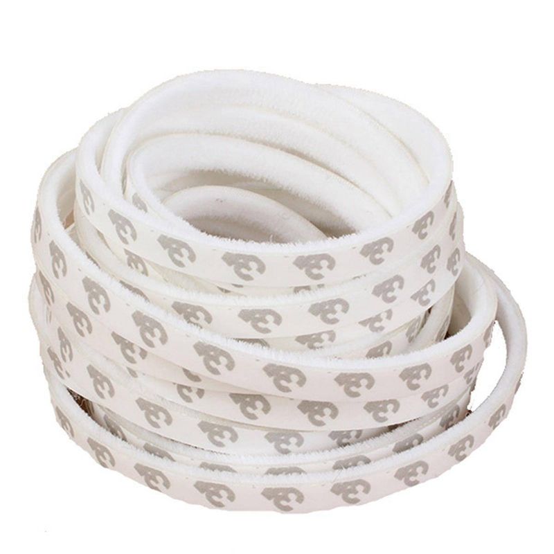 5 meters Self-adhesive window seals Door sealing strip Door gasket Pull air stop seal brush white