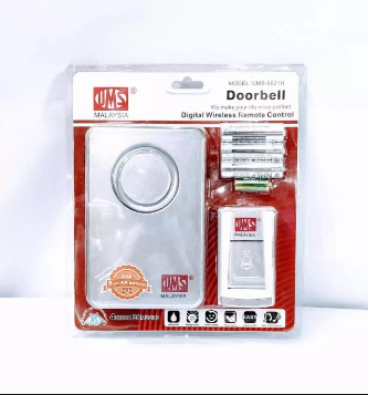 Calling Bell,Door Bell, Made In Malaysia  Rang 100 meter -UMS Wireless Door Calling Bell