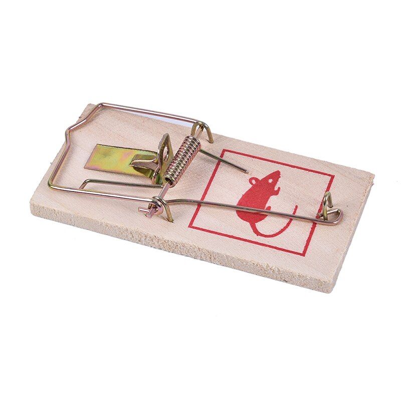 12Pcs Reusable Wooden Mice Mouse Traps Bait Mice Home Garden Supplies Mouse Killer Pest Control Mousetraps（Yellow）