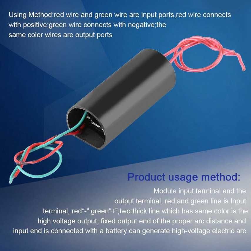 80kV High Voltage Pulse Generator Inverter Super Arc Ignition Module 6-12V